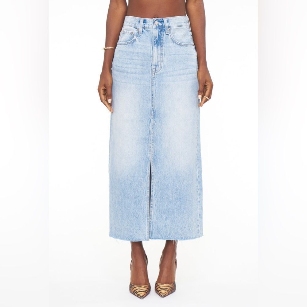 Pistola Denim Midi Skirt